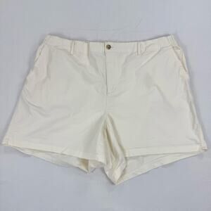 Old Navy Plus Women’s Everyday 6” Cotton Chino Short Size 3X Beige Ivory